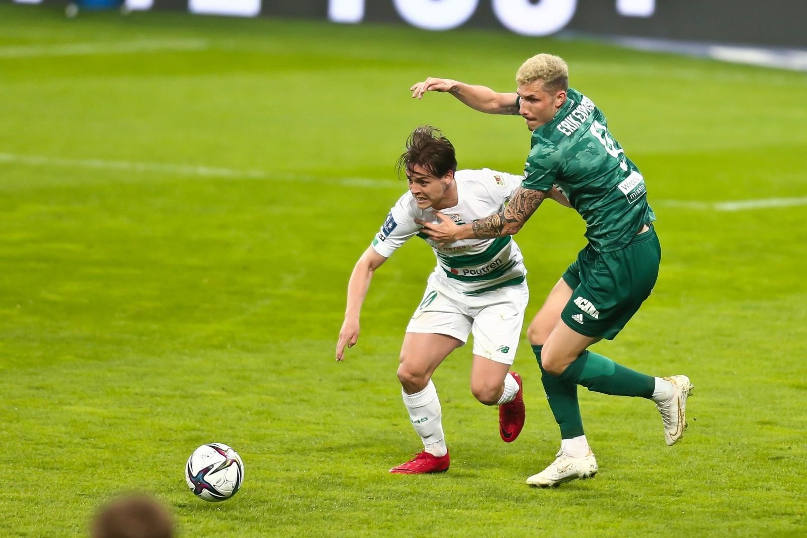 Ląsk Wrocław - Lechia Gdańsk 10/04/2021 White and greens are not satisfied after the draw, Tomas Magovsky with a premiere goal [zdjęcia]

