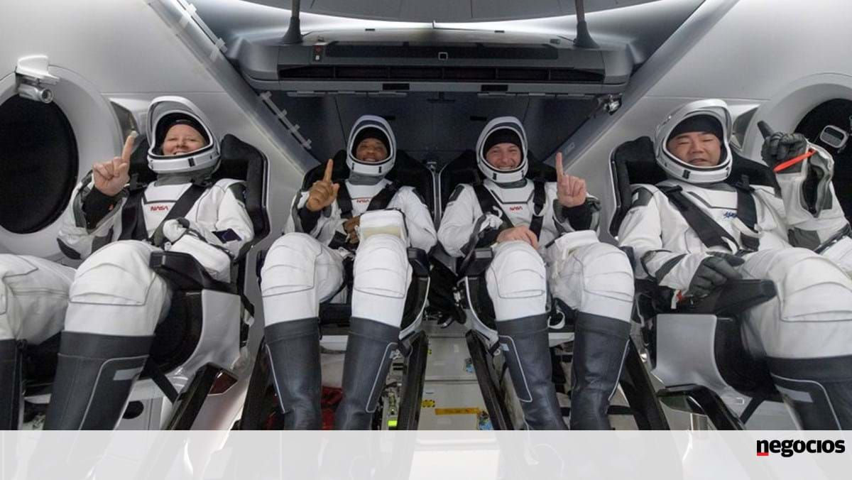 Four astronauts return from the SpaceX capsule station – the world