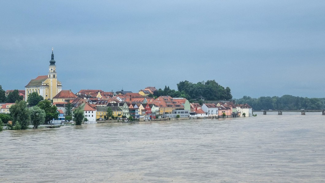 Austria is among the countries now suffering from large amounts of water.