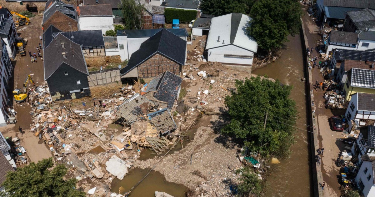 Merkel is silent about the flood areas: – surreal and ghostly