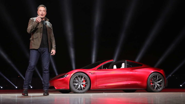 Tesla Roadster Elon Musk Atrasu Karoo