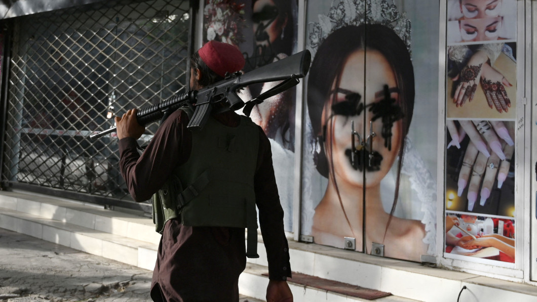 The Taliban is now in complete control of Afghanistan, here in a ruined beauty salon in Kabul