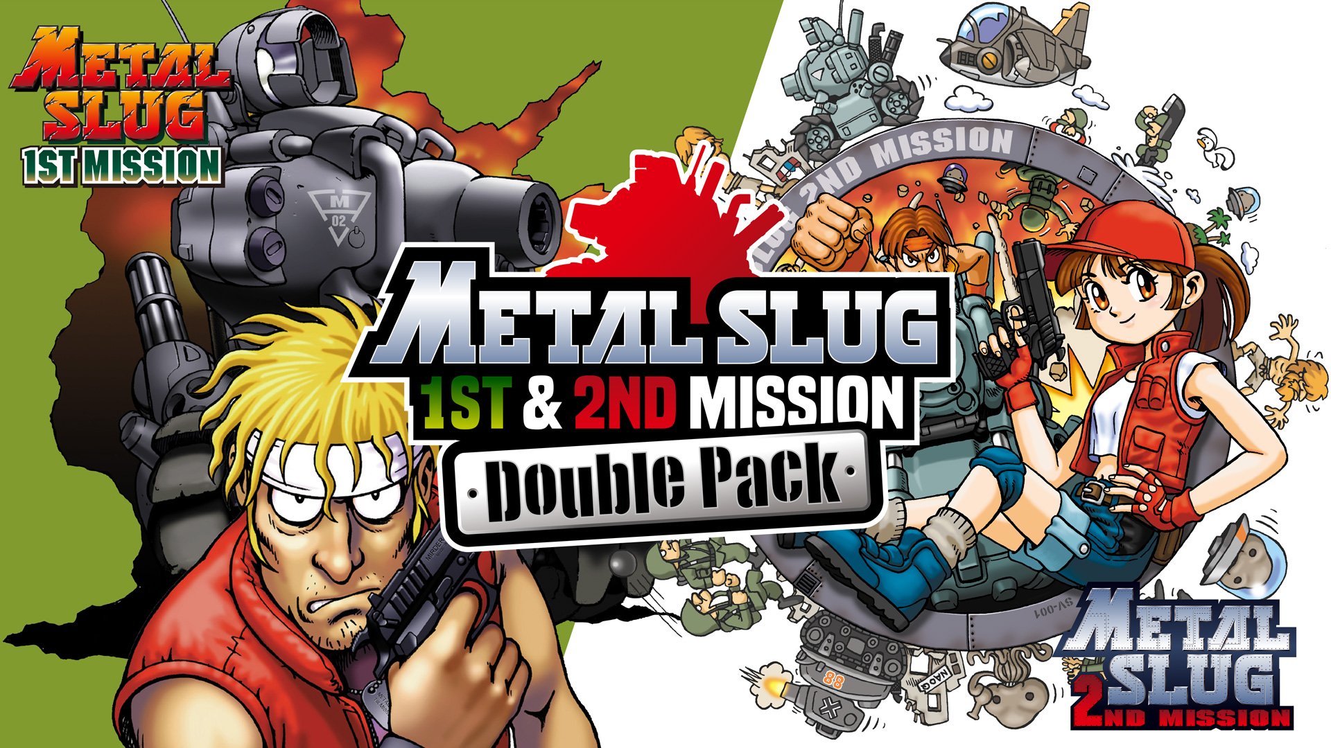 SNK announces first and second Metal Slug bundle, plus a batch of 10 NGP games for Switch