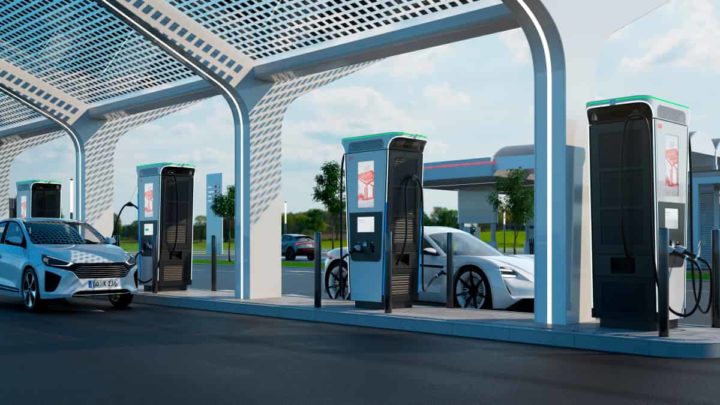 ABB Terra 360 Image, the world's fastest EV charger