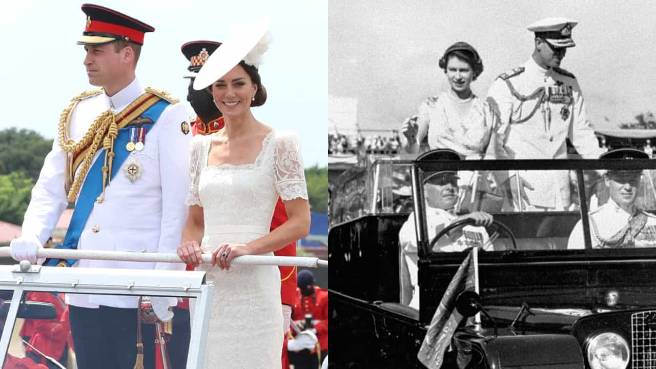 William and Kate recreate the iconic Queen moment in Jamaica