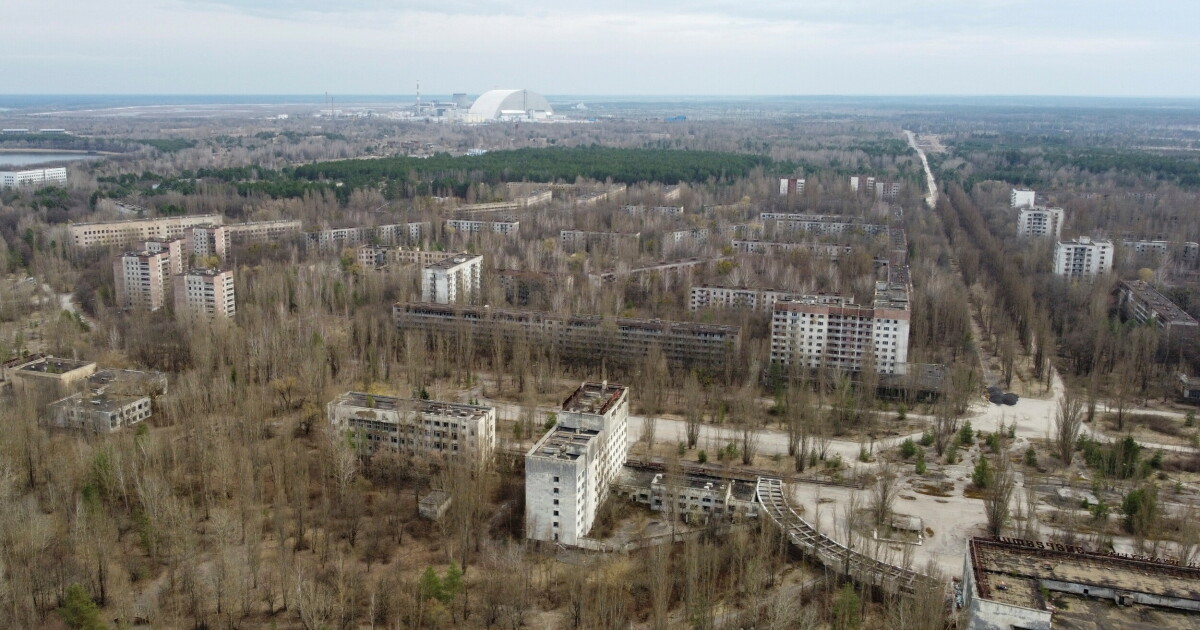 Power outage in Chernobyl