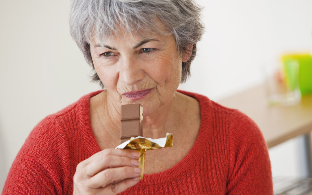 Studies show the benefits of eating chocolate by the elderly