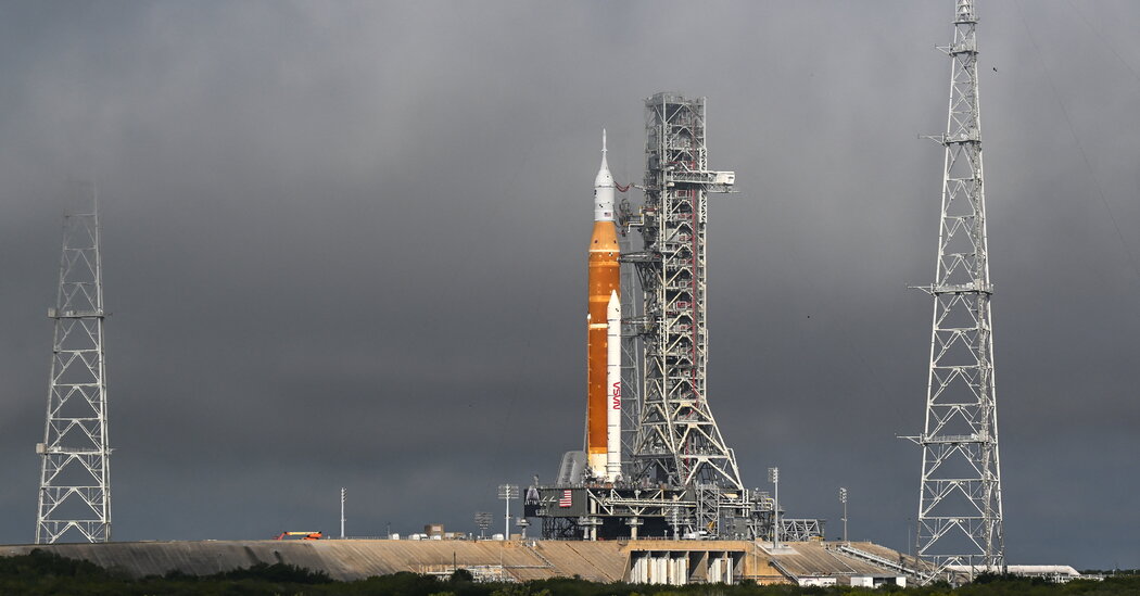 NASA will move its lunar rocket from the launch pad for repair

