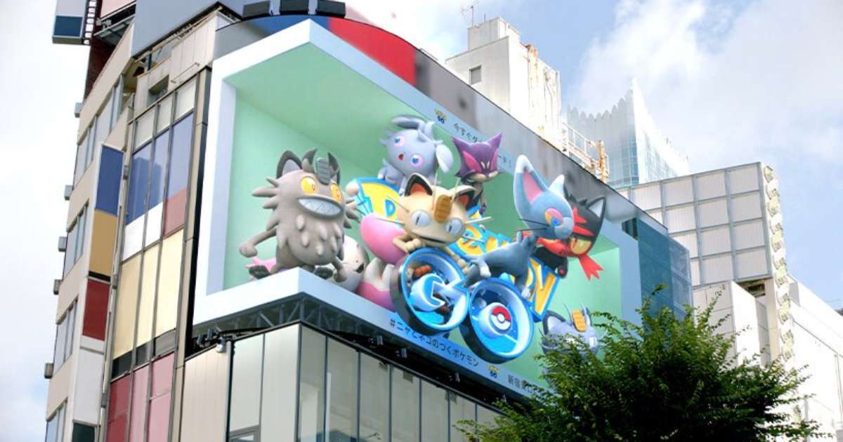 This 3D Pokemon ad jumps off the screen!


