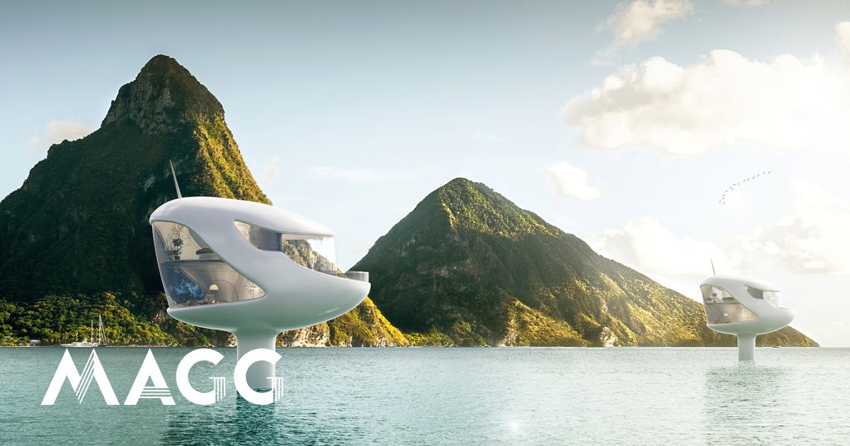 Floating with a breathtaking view: the homes of the future are born in the middle of the sea – International