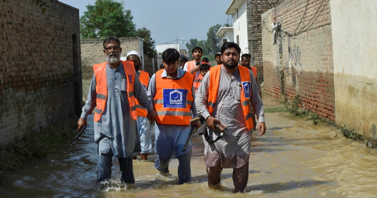 Pakistan – – a third of it is under water