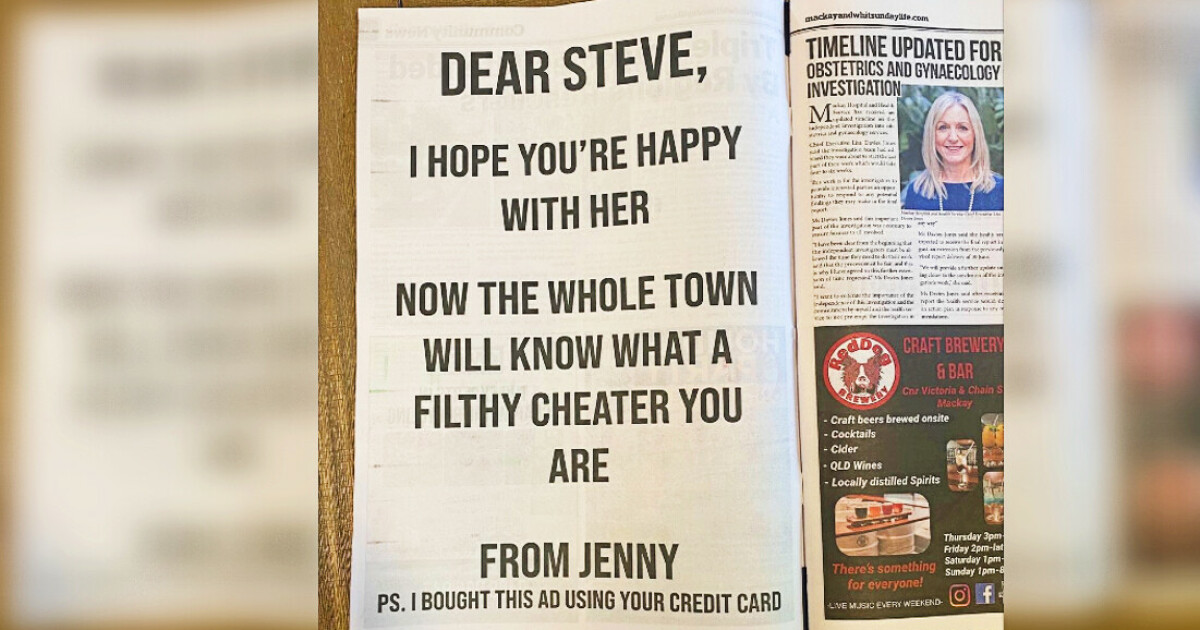 Jenny’s cheating revenge is spreading all over the world