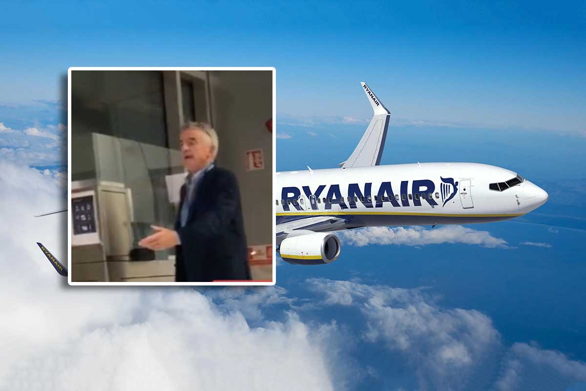 Controversial Ryanair CEO Michael O’Leary helps delay boarding in Dublin