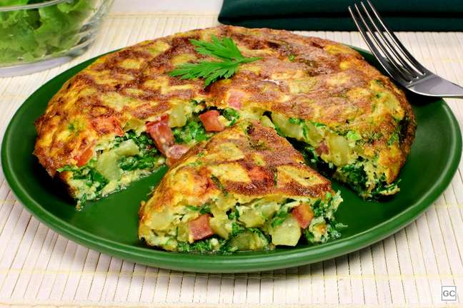 Sweet potato omelette - Photo: Guia da Cozinha