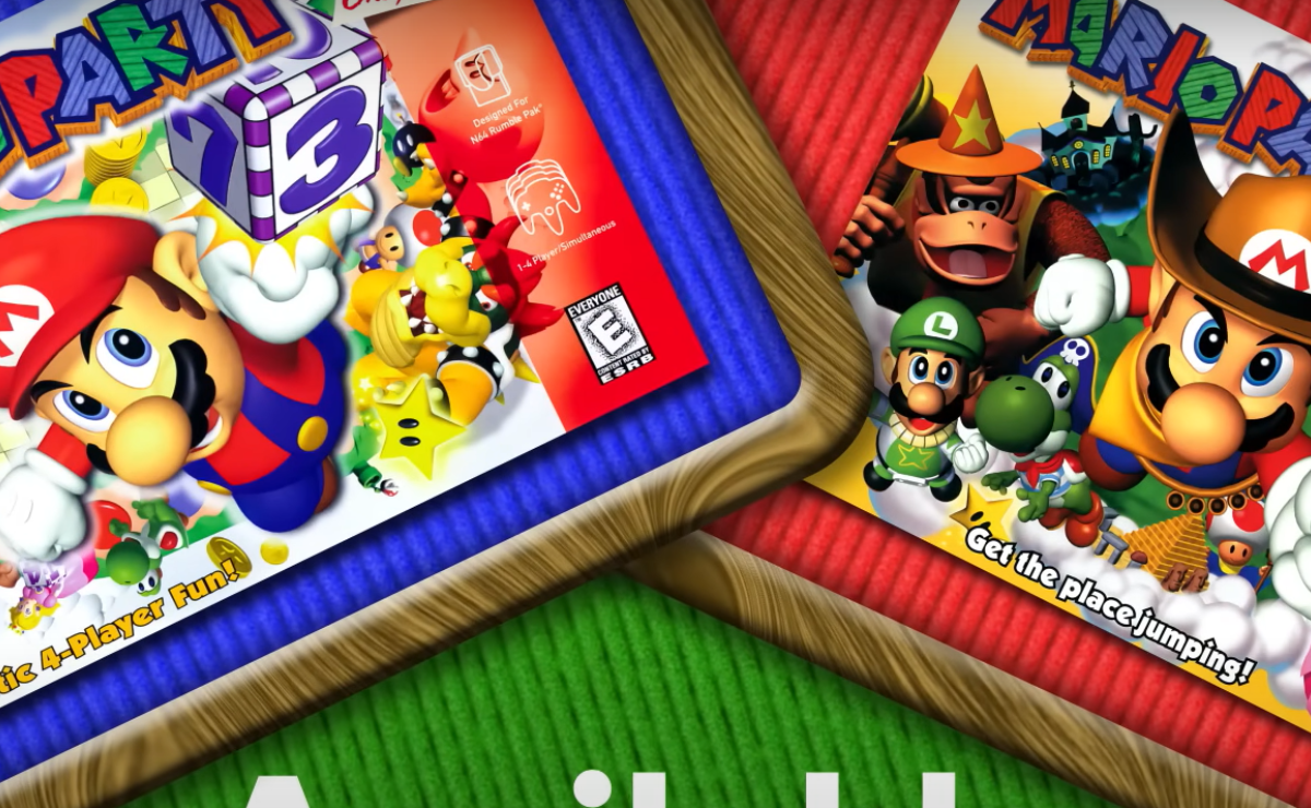 64’s Mario Party Games will start switching