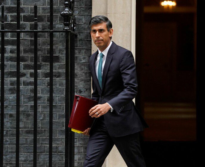 New Prime Minister: Rishi Sunak was officially appointed as the new Prime Minister of Britain on Tuesday.  Here from the Prime Minister's residence on Wednesday.  Photo by Niklas Hallen/AFP/NTB