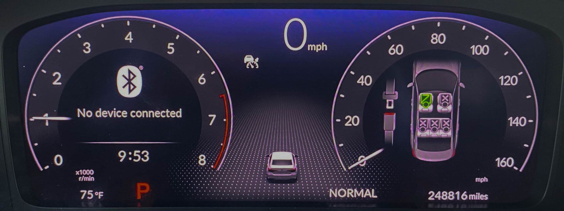 Honda Civic dashboard