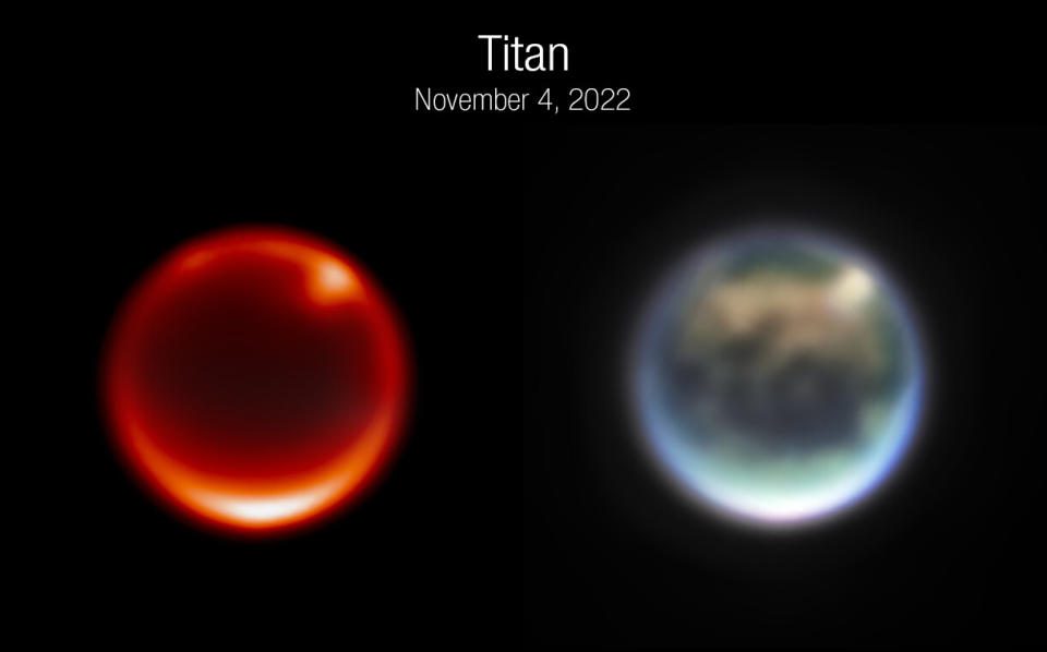 The James Webb telescope records Saturn's largest moon and intrigues scientists (Image: NASA)